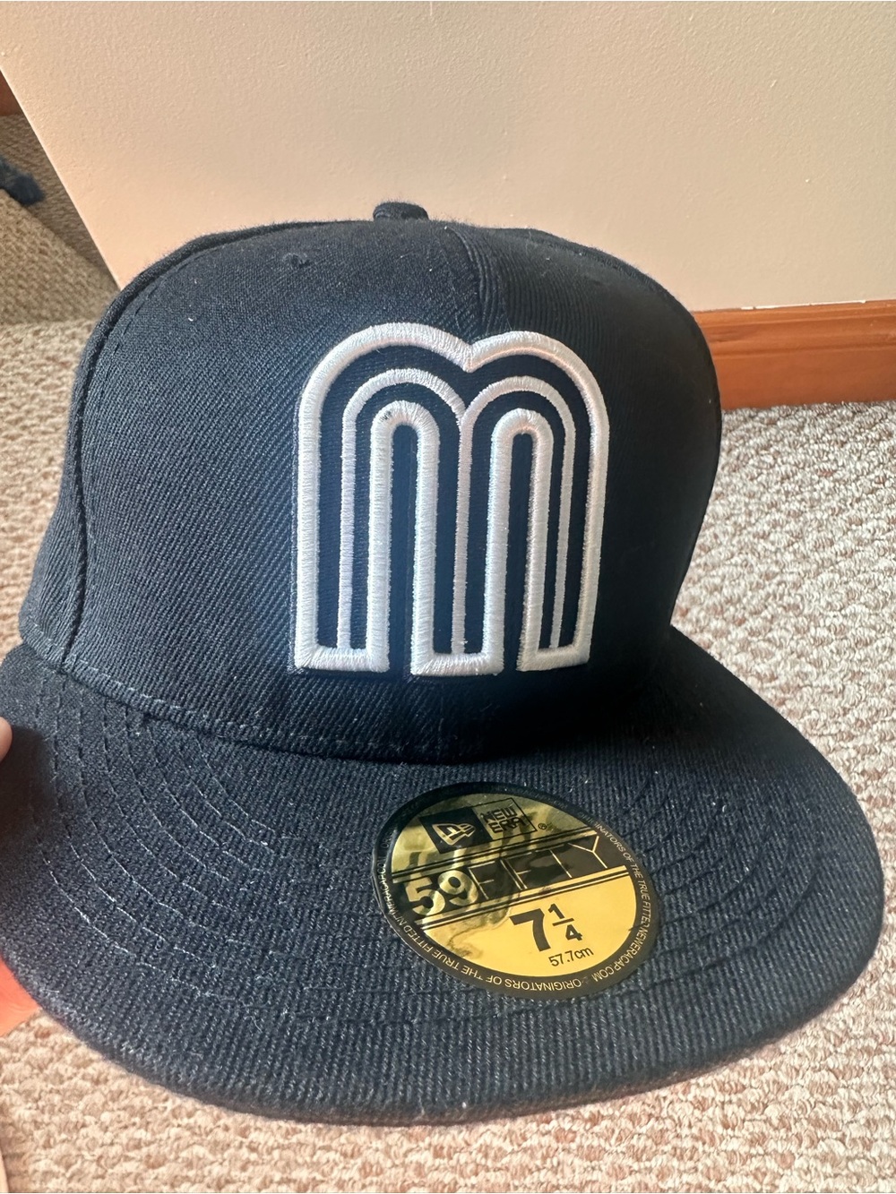 Team Mexico baseball New Era Black Snapback Hat